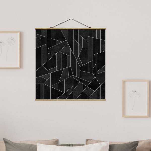 Canora Grey Stoffbild Schwarz Wei Geometry Von Elisabeth Fredriksson canora-grey-stoffbild-schwarz-wei-geometry-von-elisabeth-fredriksson